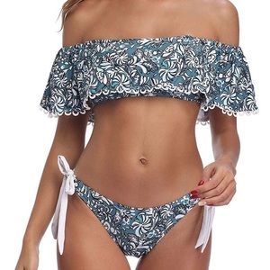 Off the shoulder swimsuit bikini
